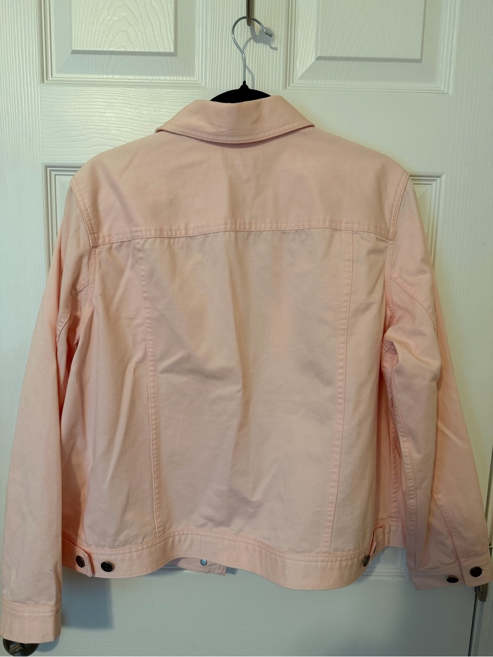 Lauren Ralph Lauren Pale Pink Denim Jacket 100% Cotton - Picture 3 of 3